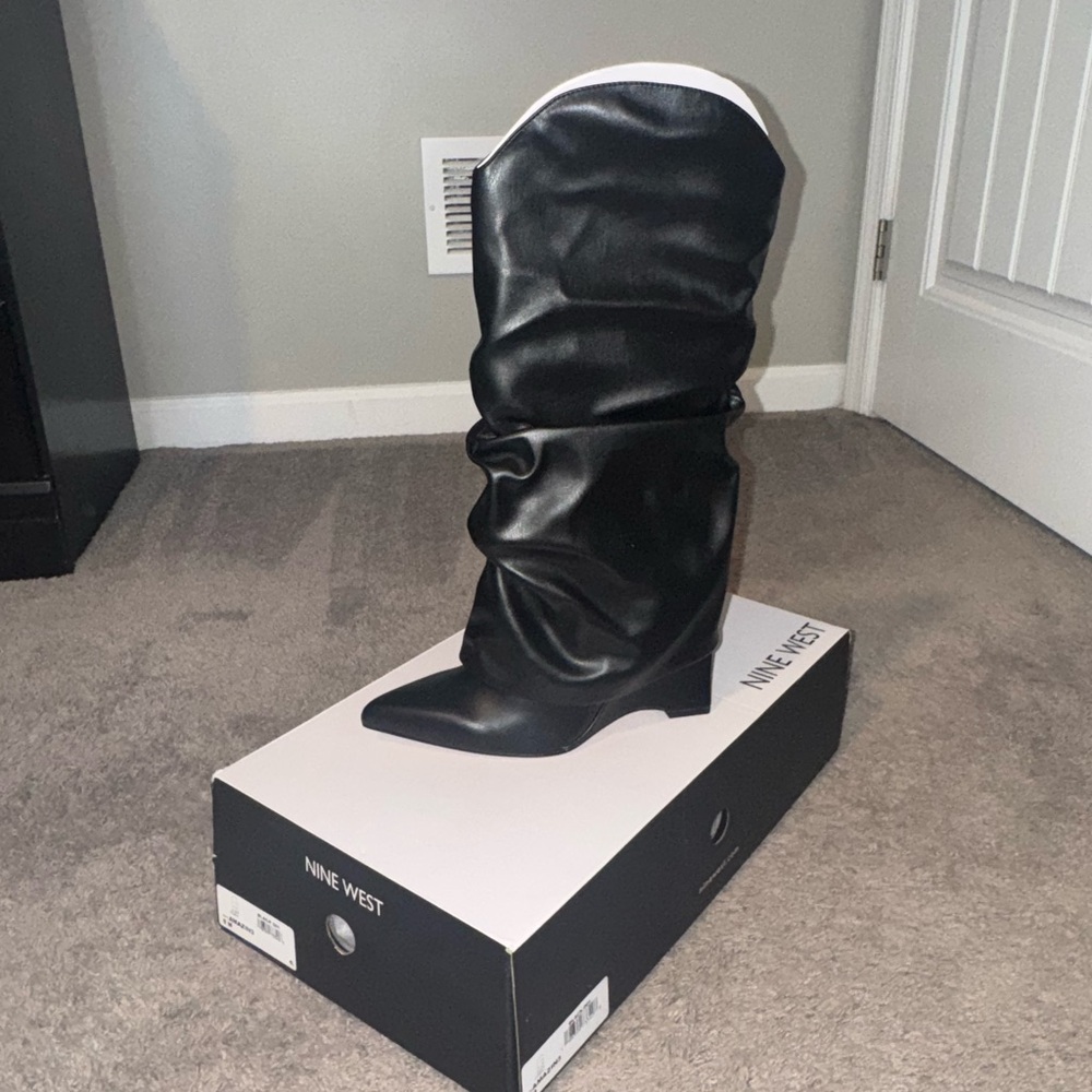 Nine West Amazin Slouch Western Boots